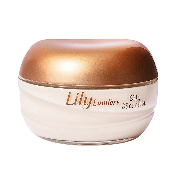 Lily Lumiere Creme Acetinado Hidratante Corporal Boticário 250g
