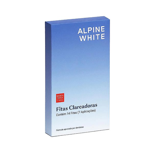 Clareador Dental Com 14 Fitas (7 Aplicações) Alpine White