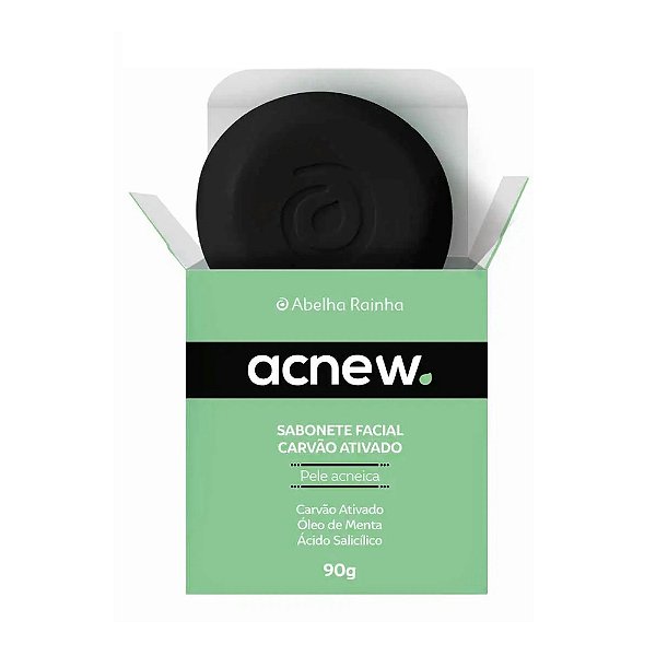 Acnew Sabonete Facial Carvão Ativado Pele Acneica 90g