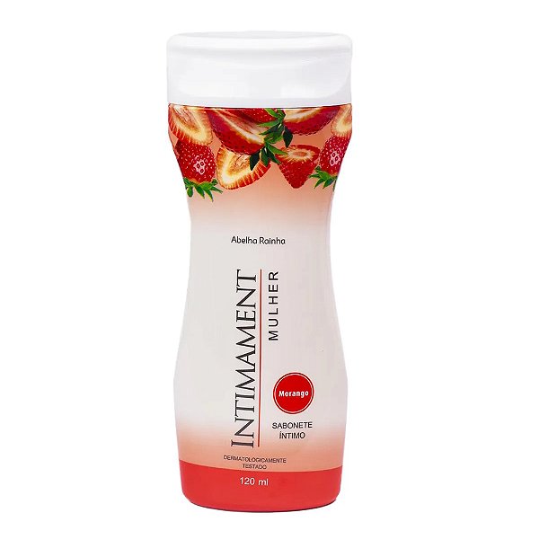 Sabonete Íntimo Morango Intimament Mulher Abelha Rainha 120ml