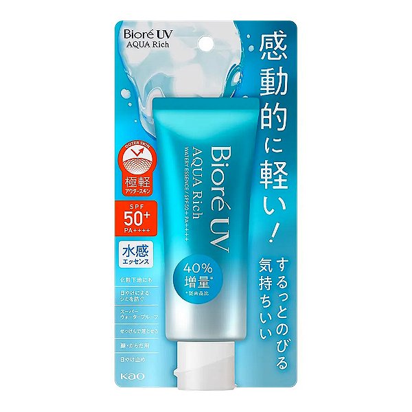 Bioré Aqua Rich Water Essence FPS 50+ Protetor Solar 70g