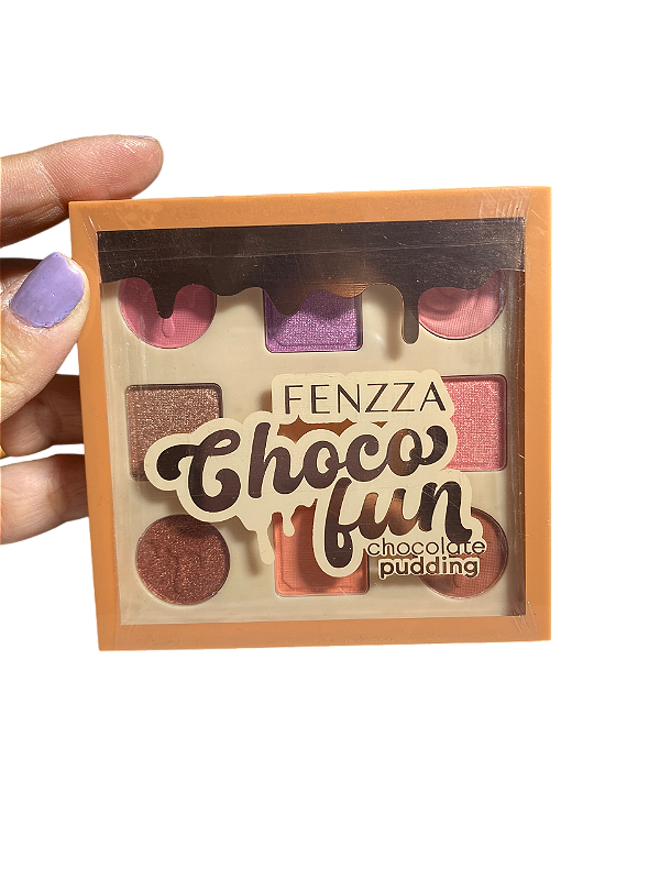 Paleta de Sombras Choco Fun Chocolate Pudding  Fenzza