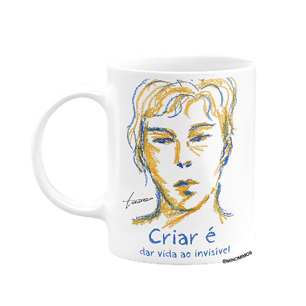 Caneca 325ml - LaviArt - Criar é