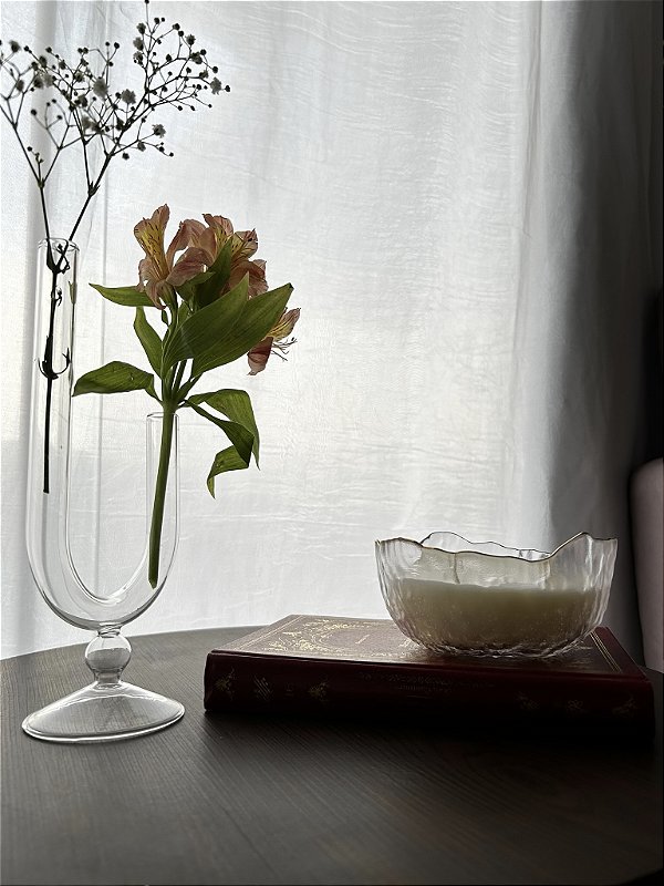 Vaso de Vidro Sodo-Cálcico