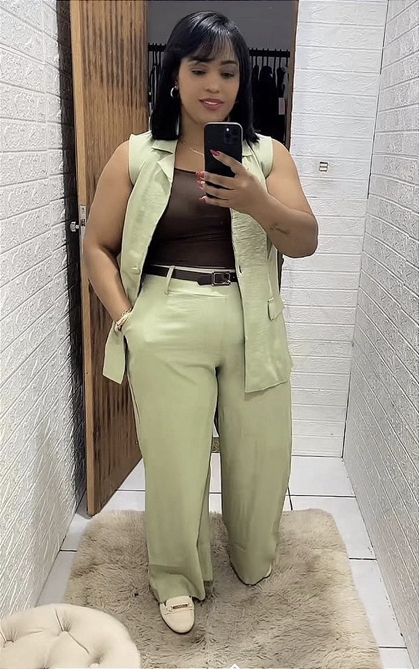 Conjunto Plus size Max colete