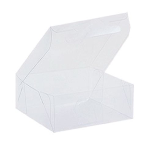 Caixa de Acetato Transparente M02 (10x10x3cm) 20 unidades - CAC - Kafe Embalagens