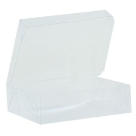 Caixa Transparente de Acetato M10 (13x10x3,5cm) 20 unidades - CAC - Kafe Embalagens