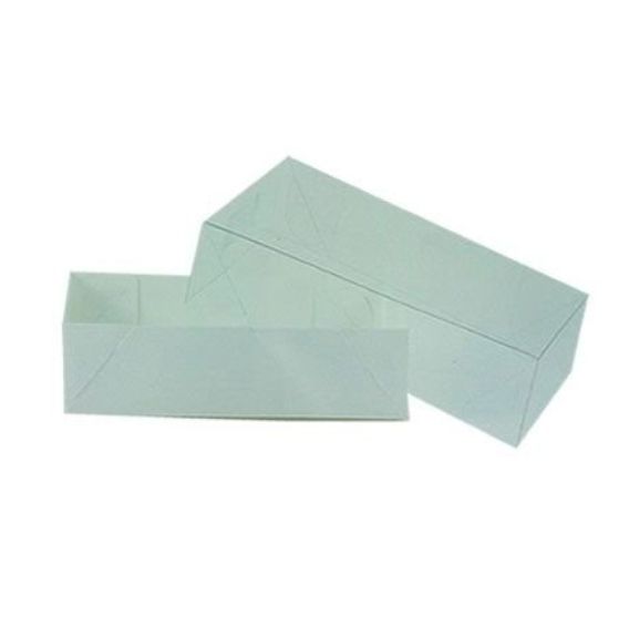 PROMOÇÃO Caixa Base de Papel Tampa de Acetato Branca CH-09 (15x15x5cm) 20 unidades - CAC - Kafe Embalagens
