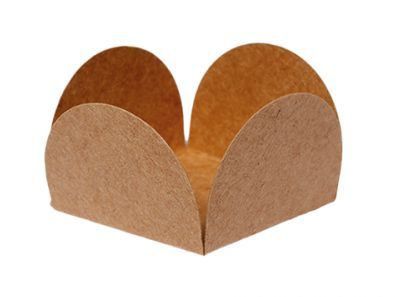 Forminha para Doces 4 Pétalas Kraft - 50 unidades - Nc Toys - Kafe Embalagens