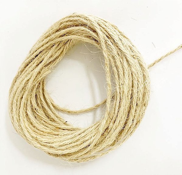 Fio de Juta Natural 10 metros - EcoArt - Kafe Embalagens