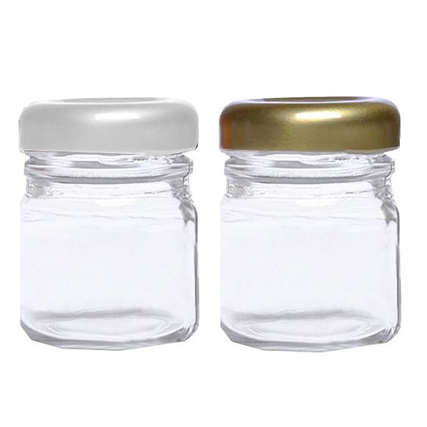 Pote de Vidro Redondo Brigadeiro 40ml - 01 unidade - Kafe Embalagens