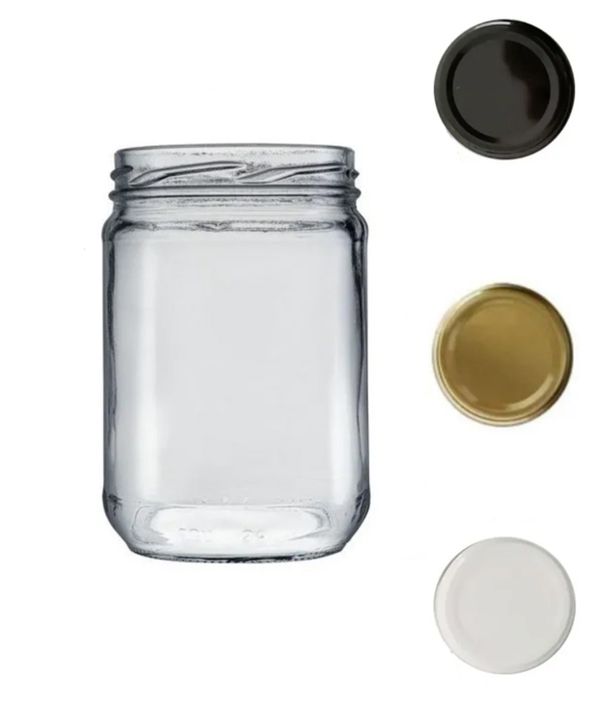 Pote de Vidro Berlim 600ml - 01 unidade - Kafe Embalagens