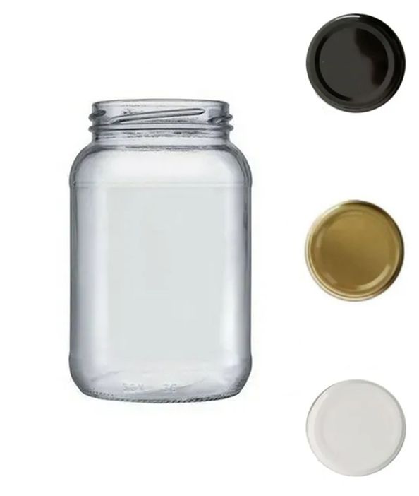 Pote de Vidro Conserva 600ml - 01 unidade - Kafe Embalagens