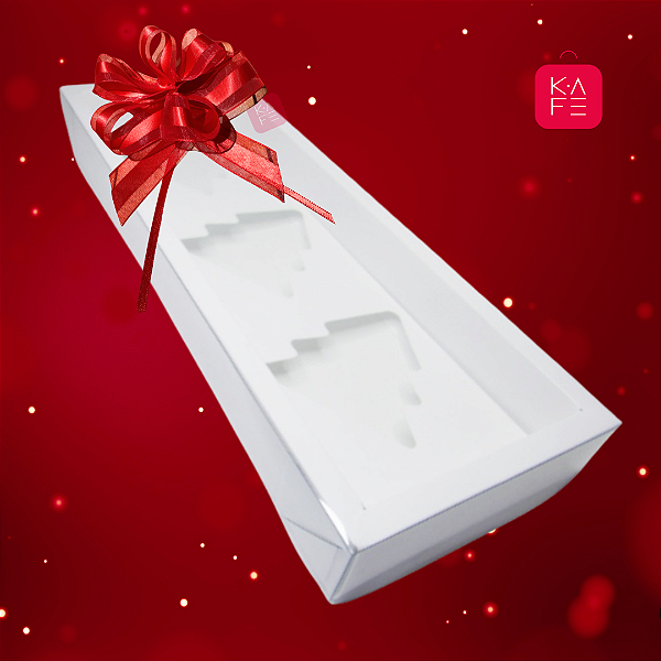 Caixa Base Árvore de Natal (30,5x10x3,7cm) - 05 unidades - ASSK - Kafe Embalagens