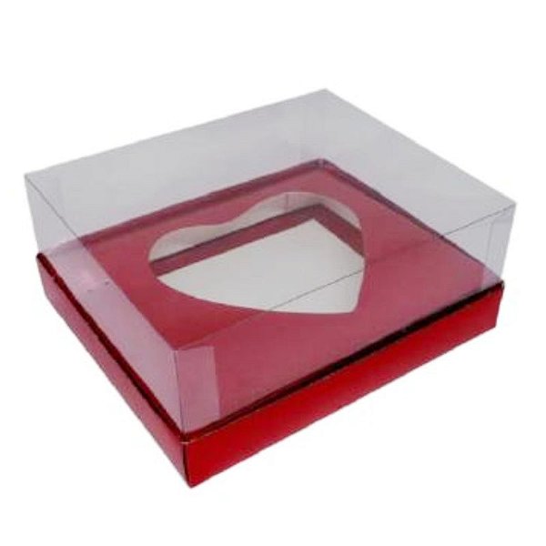 Caixa Coração 250g (15x13x6,5cm) - 05 - unidades - ASSK - Kafe Embalagens