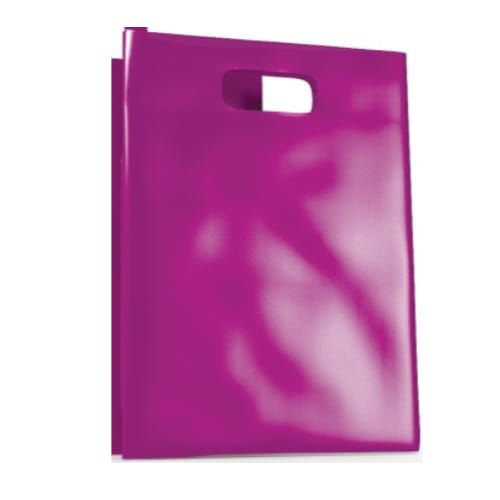 Sacola Boca de Palhaço Sorriso - 16x20 - Pink - 25 Unidades