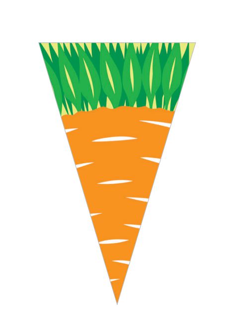 Cone Cenoura Páscoa 14x23cm - 20 unidades - Kafe Embalagens