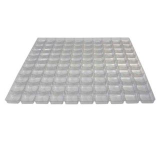 Divisória / Placa / Berço de Acetato para Doces - 1uni \ 100 CAVIDADES de 3,5 x 3,5cm