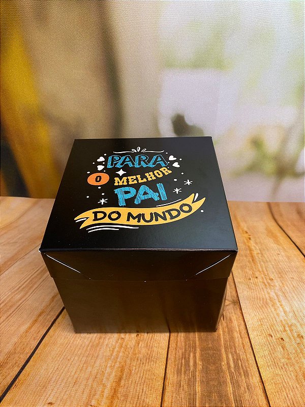 Caixa Dia dos Pais 12x12x12cm C3165  1 Unidade