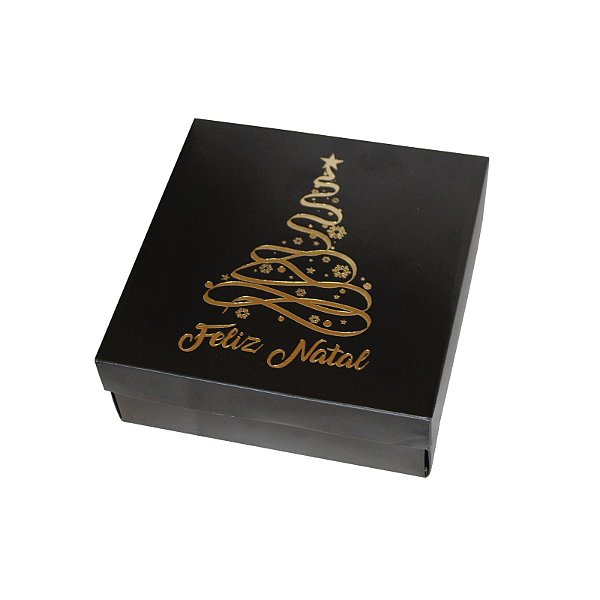 Caixa Presente Premium Natal N1 Cores 5 unidades