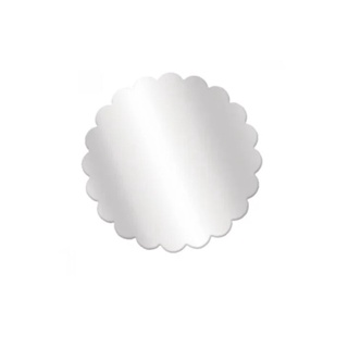 PROMOÇÃO Fundo Rendado Para Doces Incolor 9CM - 100 unidades - PC Embalagens - Kafe Embalagens