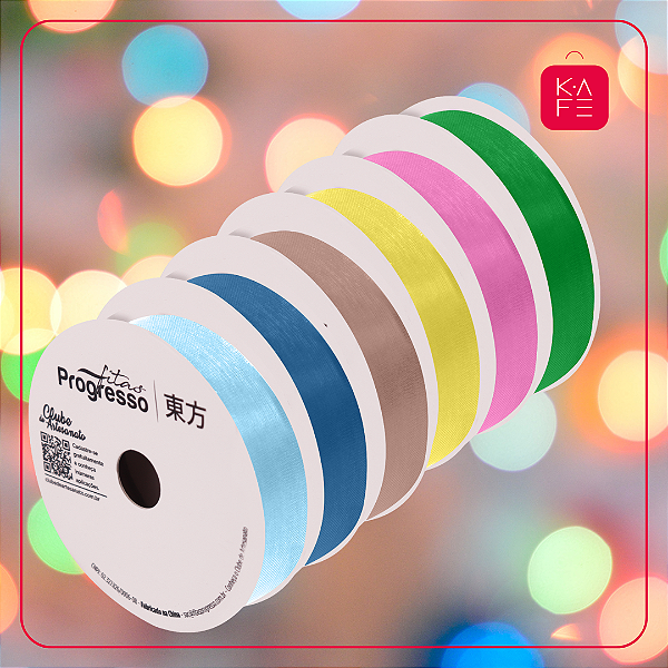 Fita de Voal Decorativa - Progresso - 10 metros - Kafe Embalagens