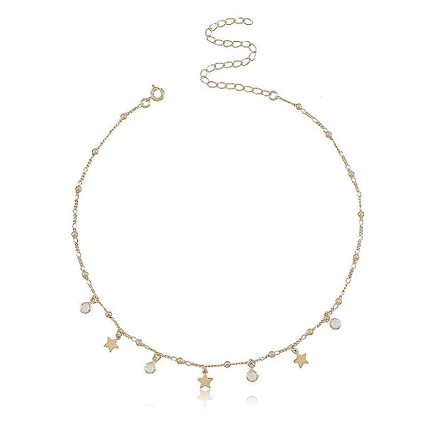 Choker Estrelinha com Cristal