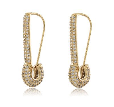 Brinco Alfinete - Cristal
