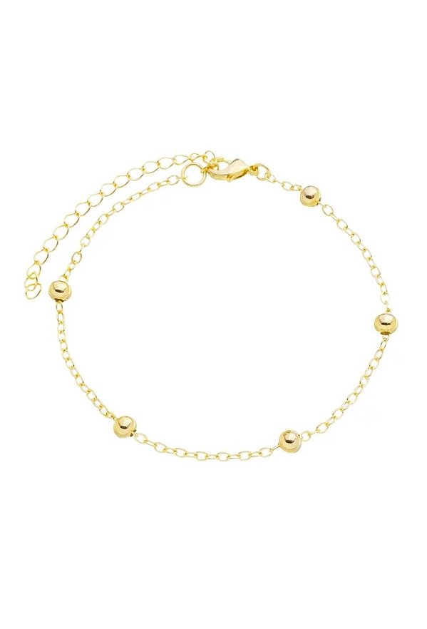 Pulseira Delicada de Bolas