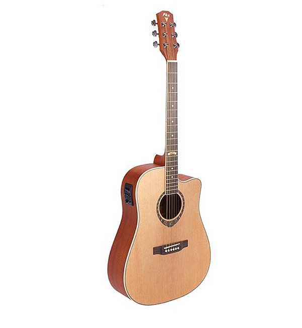 Violão Aço Folk PHX PX-199 NA Cutaway Elétrico Natural