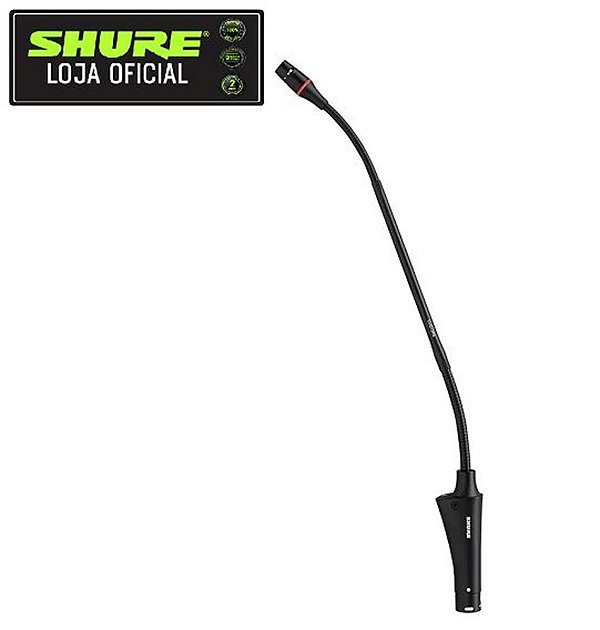 Microfone Gooseneck 12" Shure CVG12-B/C
