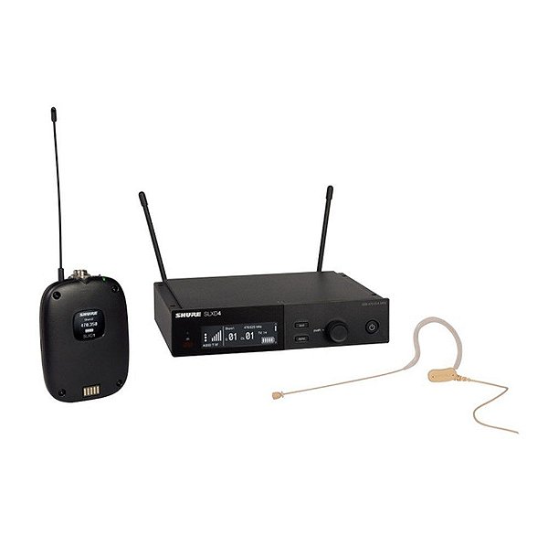 Sistema Sem Fio Com Microfone De Cabeça Shure SLXD14/153T-G58