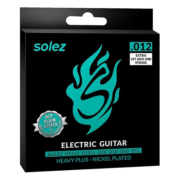 Encordoamento Para Guitarra 0.12 Solez SLG12 001581