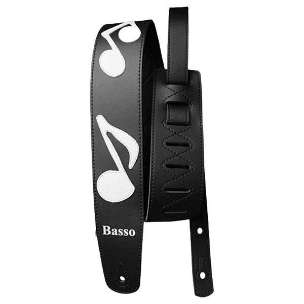 Correia Basso NM Preto Com Nota Musical Branco