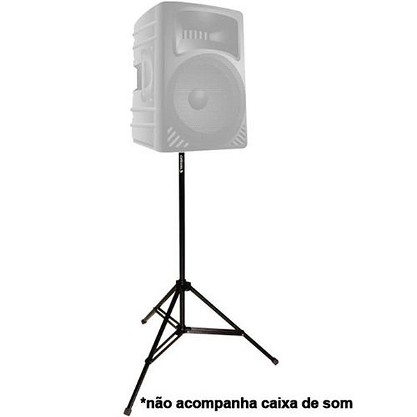 Pedestal Para Caixa De Som Vector TC-01P Preto