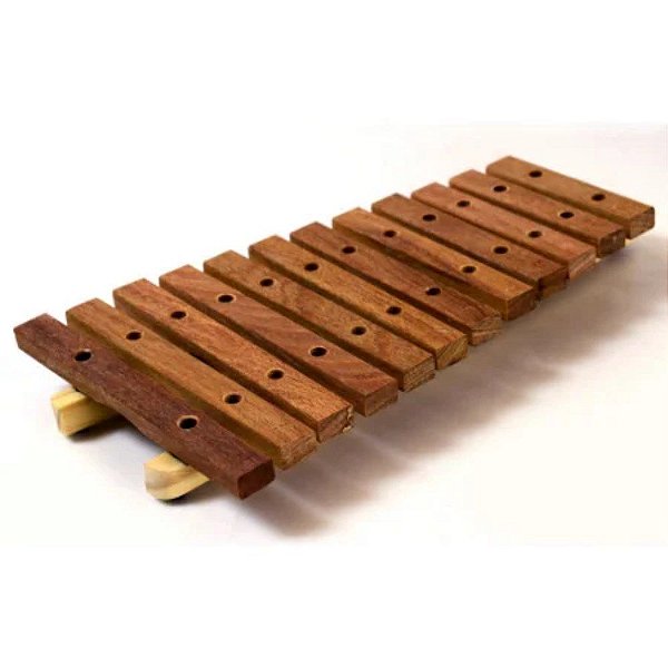 Xilofone Infantil 12 Teclas Vibratom P2111 Madeira Natural