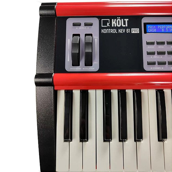 Teclado Controlador 61 Teclas Kolt Kontrolkey 61 Pro