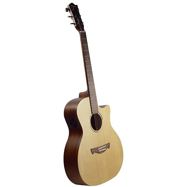 Violão Aço Medium Jumbo Tagima Frontier Ambience EQ NTOP Natural
