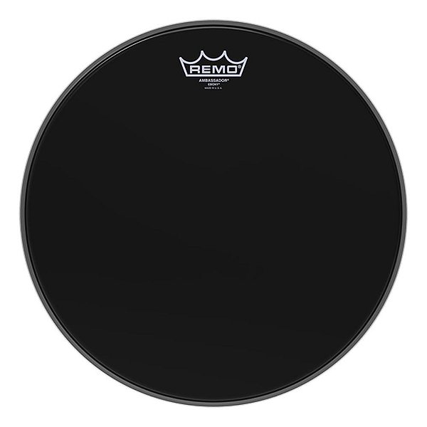 Pele 08" Remo PH-0108-ES Ebony Ambassador