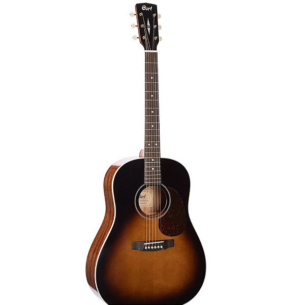 Violão Aço Folk Cort EARTH 100SSF SB Sunburst