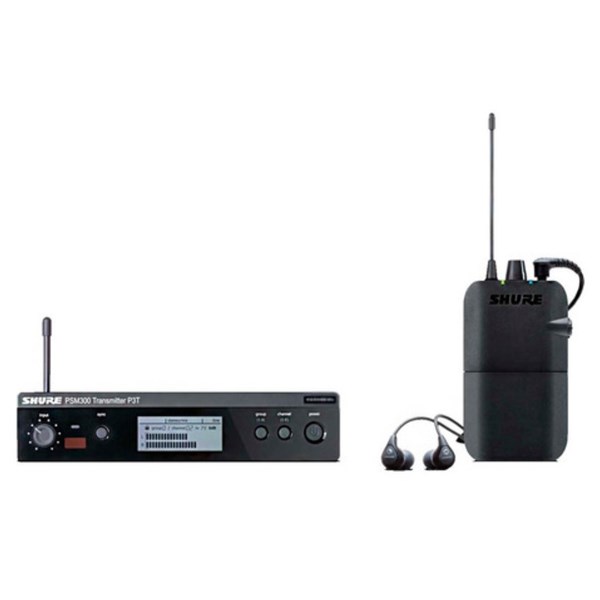 Sistema Monitor In Ear Sem Fio Shure PSM-300 P3TBRR112GR-G20