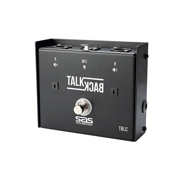 Pedal Talk Back Com Led Com Trava Santo Angelo TBLC Preto