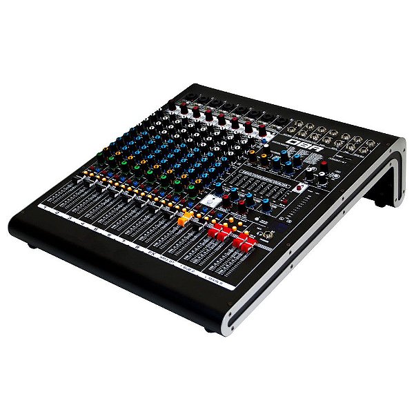 Mesa de Som 8 canais efeitos interface gravacao DM8USB DBR