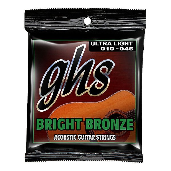 cordas Violao Aco Bright Bronze 010/046 Ghs