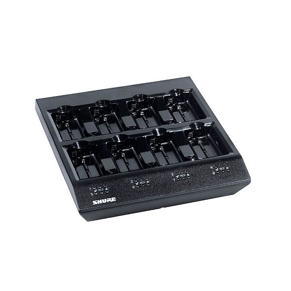 Carregador de bateria 8 compartimentos - SBC800-BR - Shure