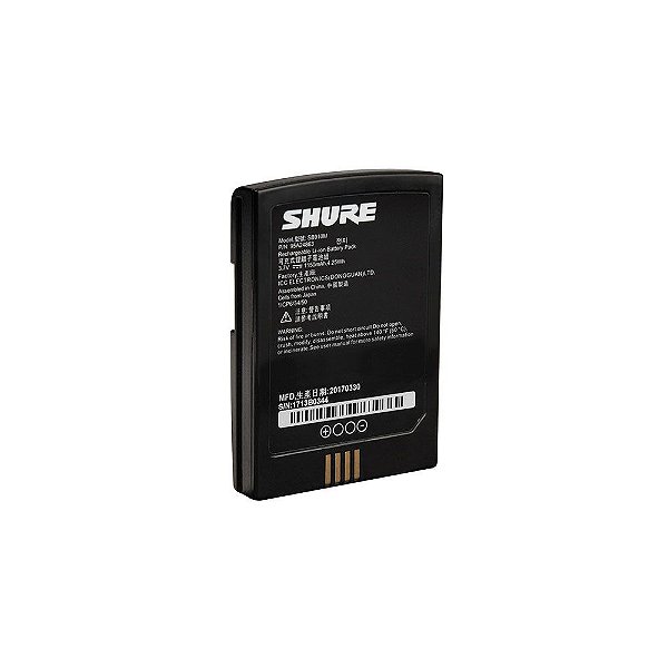 Bateria Recarregavel de ions de L­itio - SB910M - Shure