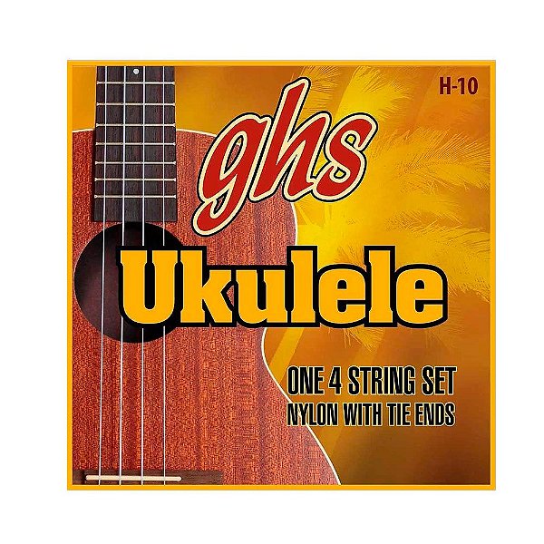 H-10 Enc Uke 4C Nln Strings Tie Ends 025/036 Ghs