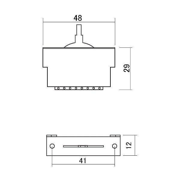 Chave Seletora 5 Posições Instrumentos Blindada Hosco YM-50S