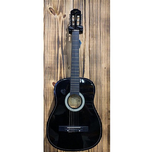 Violão Nylon Vogga VCA104N BK Preto Com Capa Simples (Usado)