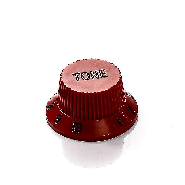 Knob Plástico Instrumentos Tone (6 Peças) Spirit PSV-T-RED